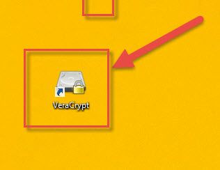 Veracrypt'i baslat